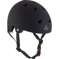 Triple Eight Dual Certified MiPS Skate Hjälm - Black Matte-ScootWorld.se