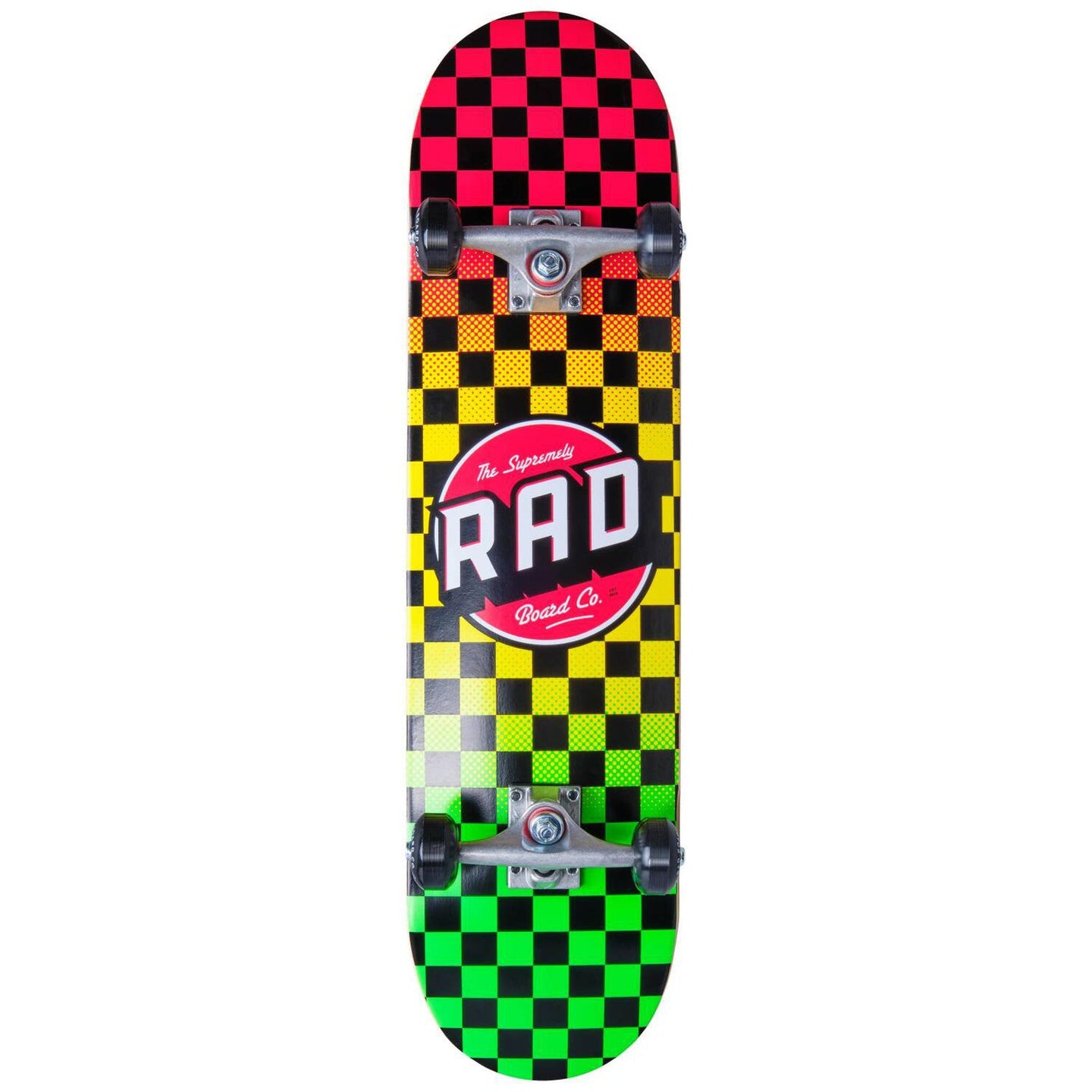 RAD Checkers Progressive komplett skateboard - Rasta-ScootWorld.se