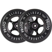 Proto Slider Sparkcykel Hjul 2-Pak - Black On Black-ScootWorld.se