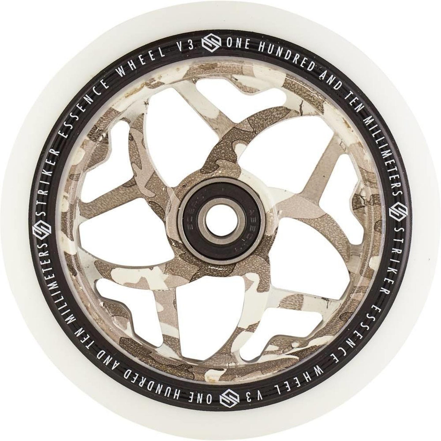 Striker Essence V3 Vit 110mm Sparkcykel Hjul - Snö Camo-ScootWorld.se