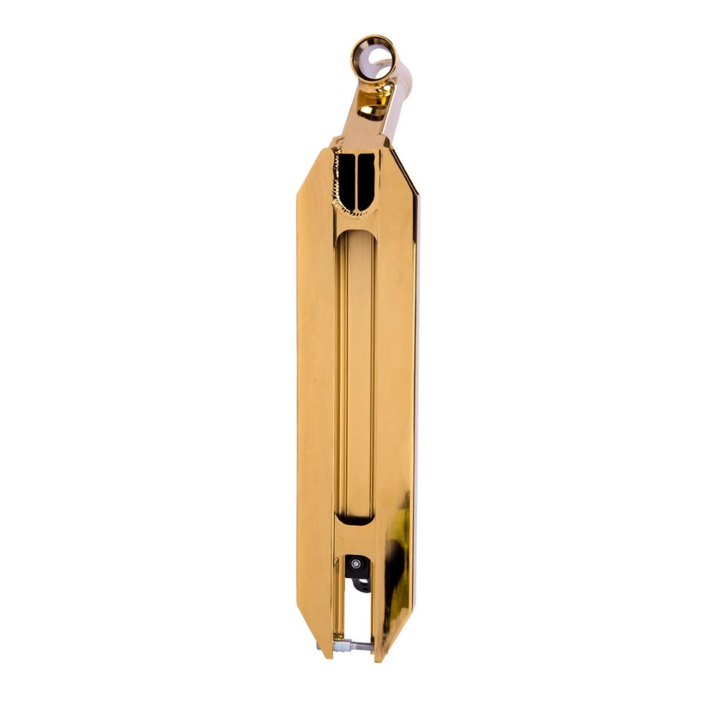 Striker Lux Integrated Kickbike Deck - Gold Chrome V1-ScootWorld.se