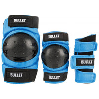 Bullet Junior Triple Padset Skyddsset - Blå-ScootWorld.se