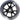 Lucky Toaster 100mm Kickbike Hjul - Black/White Swirl-ScootWorld.se