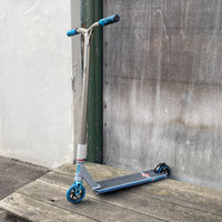 Striker Lucky Custom Build - Silver/Blå-ScootWorld.se