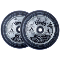 Striker Toni Castillo 110mm Sparkcykel Hjul 2-Pak - Raw/Svart-ScootWorld.se