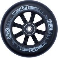 Longway Tyro Nylon Core Kickbike Hjul - Black/White Flame-ScootWorld.se