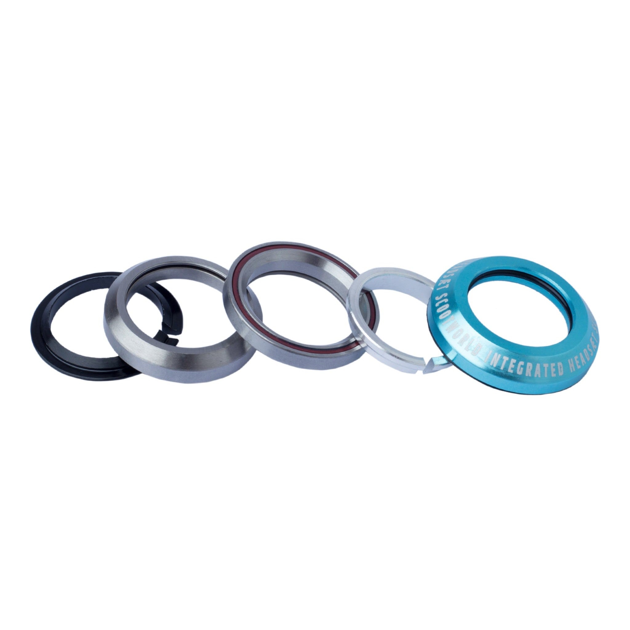 ScootWorld Integrated Kickbike Headset - Turkos-ScootWorld.se