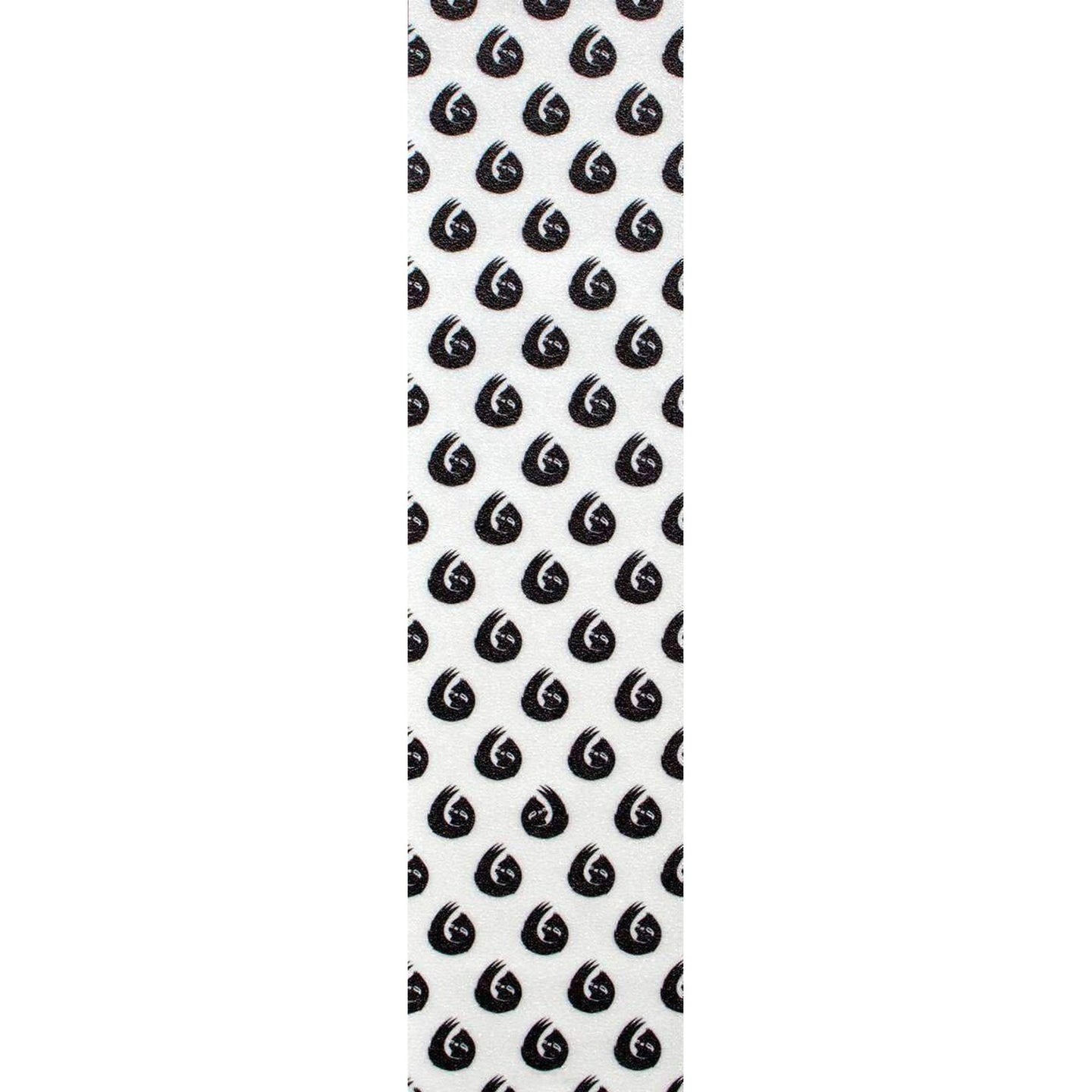 Hella Grip Sloth Dot Kickbike Griptape - Black Sloths On White-ScootWorld.se