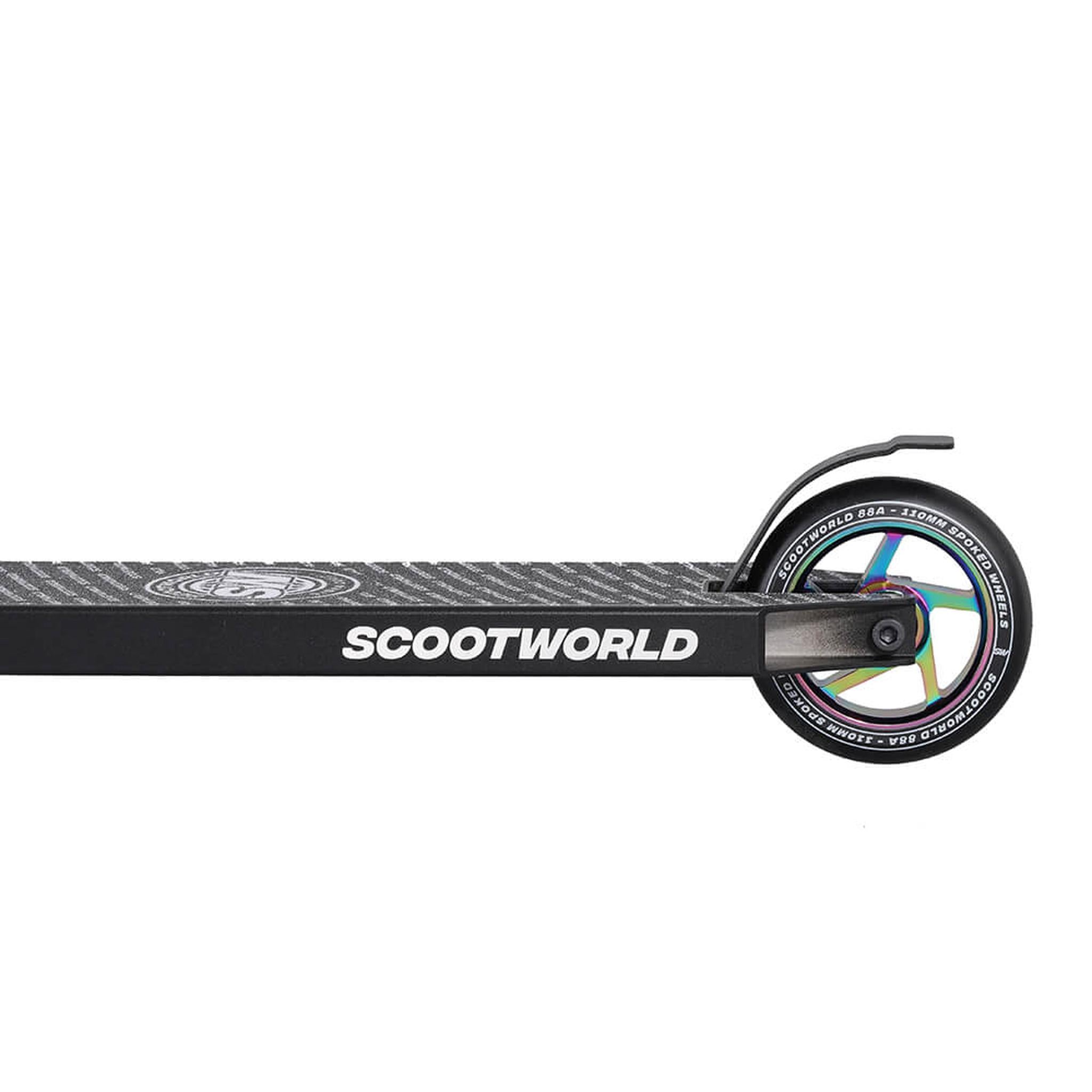 ScootWorld Bend Trick Sparkcykel - Svart/Rainbow-ScootWorld.se