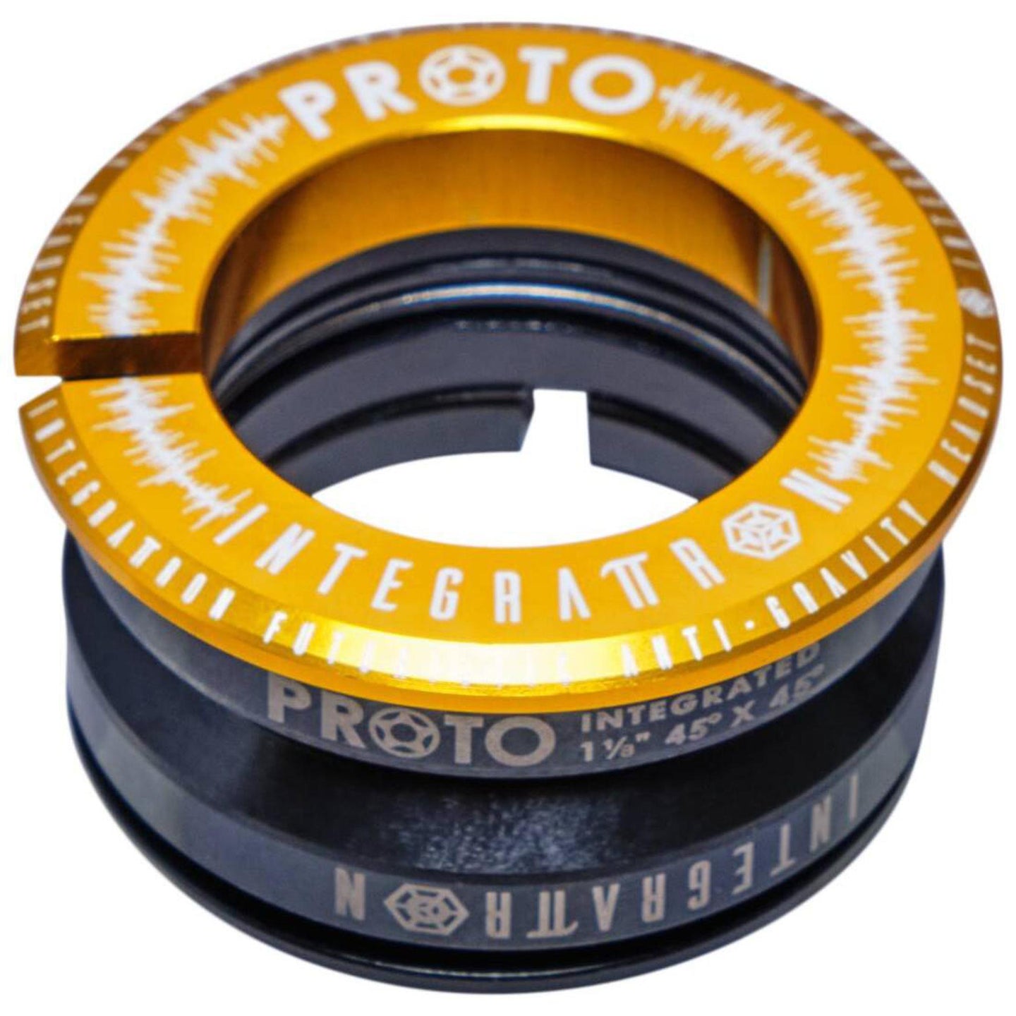 Proto Integrattron Sparkcykel Headset - Gold-ScootWorld.se