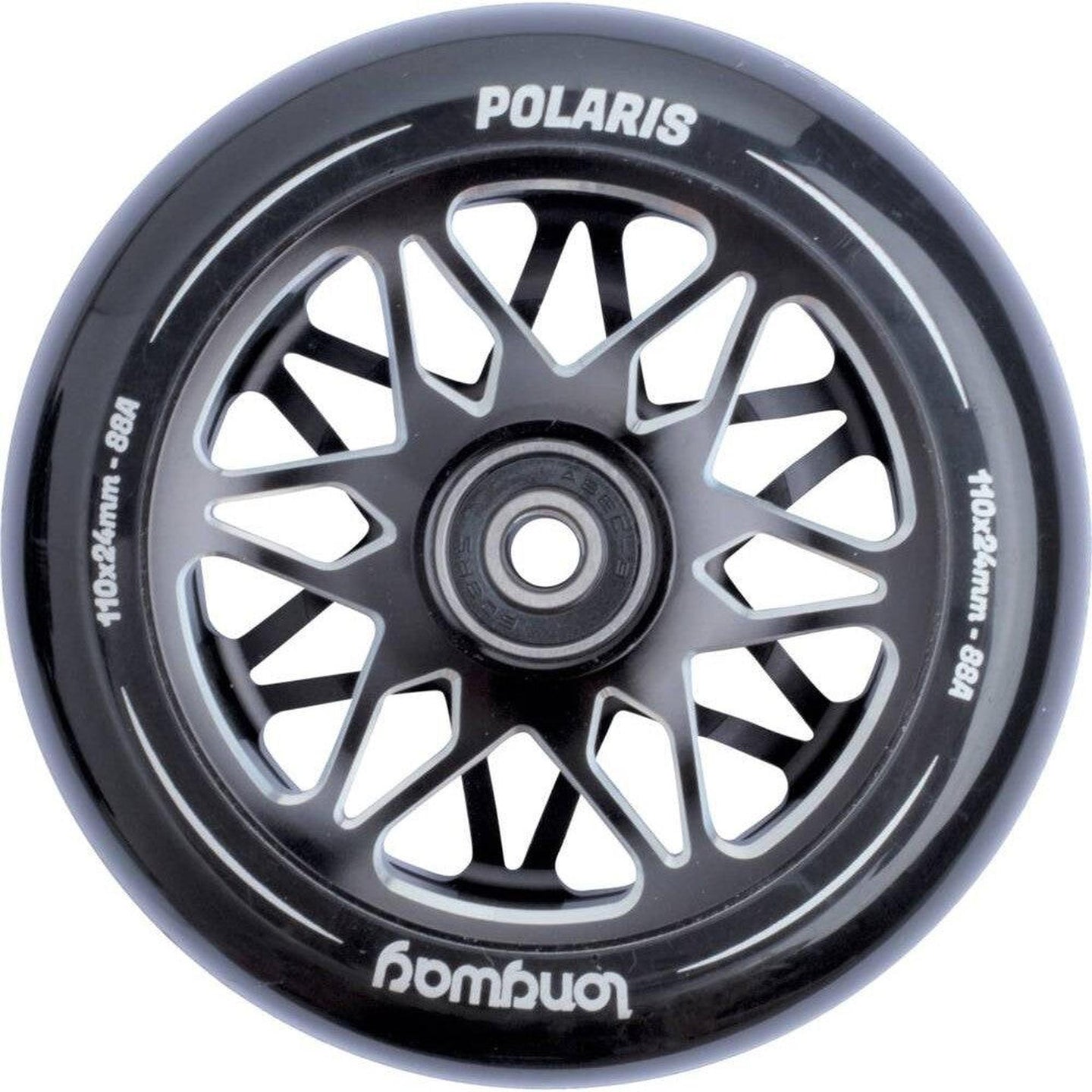 Longway Polaris Kickbike Hjul - Svart-ScootWorld.se