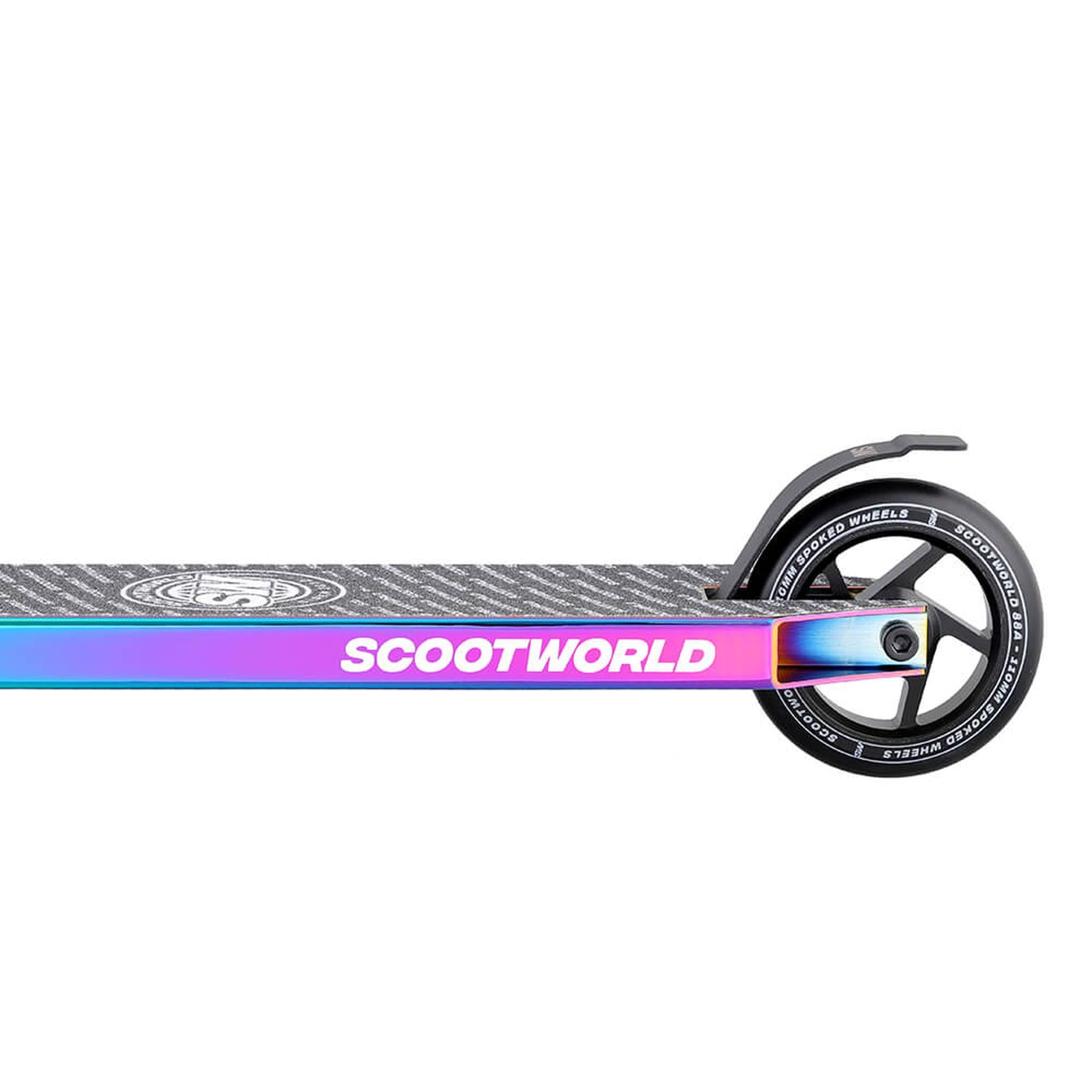ScootWorld Bend Trick Sparkcykel - Rainbow Deck-ScootWorld.se