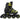 Roces Jokey 3.0 Inliners Barn - Black/Lime-ScootWorld.se