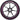 District Dual Width Core Kickbike Hjul - Black/Magenta-ScootWorld.se