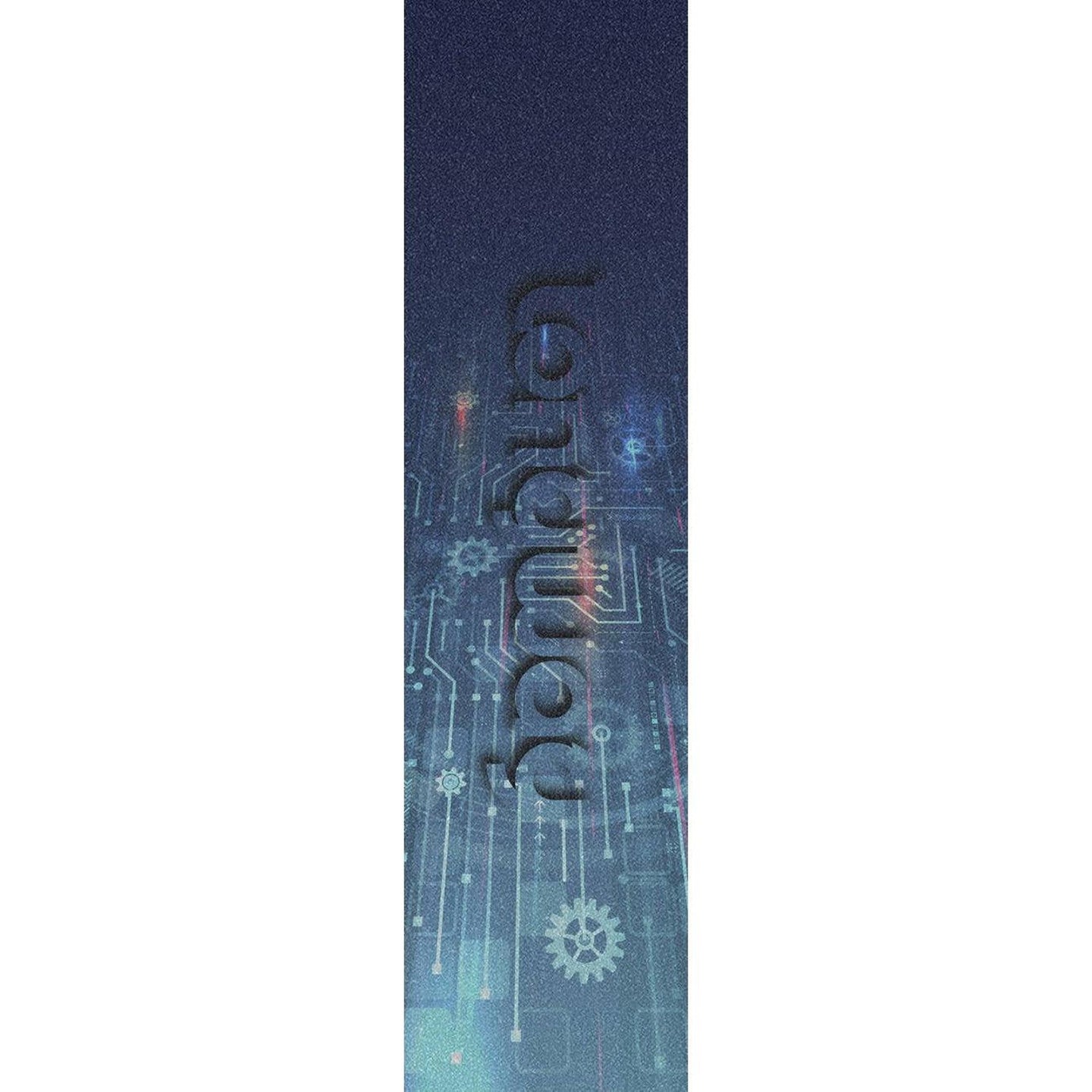 Longway Printed Kickbike Griptape - Circuit Board Blue-ScootWorld.se