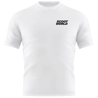 ScootWorld Small Chest Logo Tshirt - Vit-ScootWorld.se