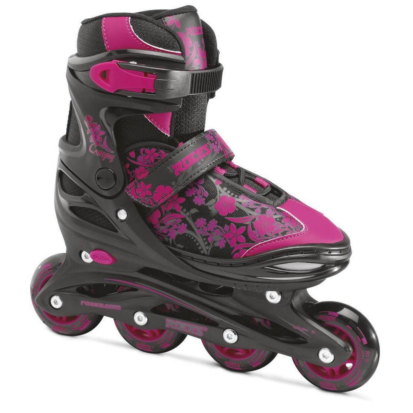 Roces Compy 8.0 Inliners Flicka - Black/Violet-ScootWorld.se