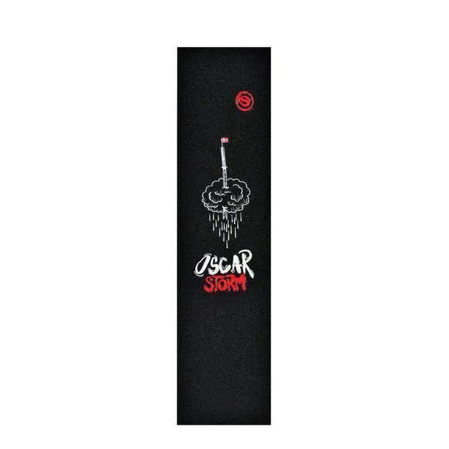 Striker Oscar Storm Signature Kickbike Griptape - Black-ScootWorld.se