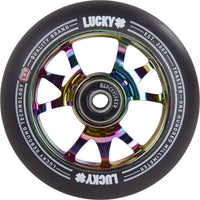 Lucky Toaster 110mm Sparkcykel Hjul - Neochrome/Black-ScootWorld.se