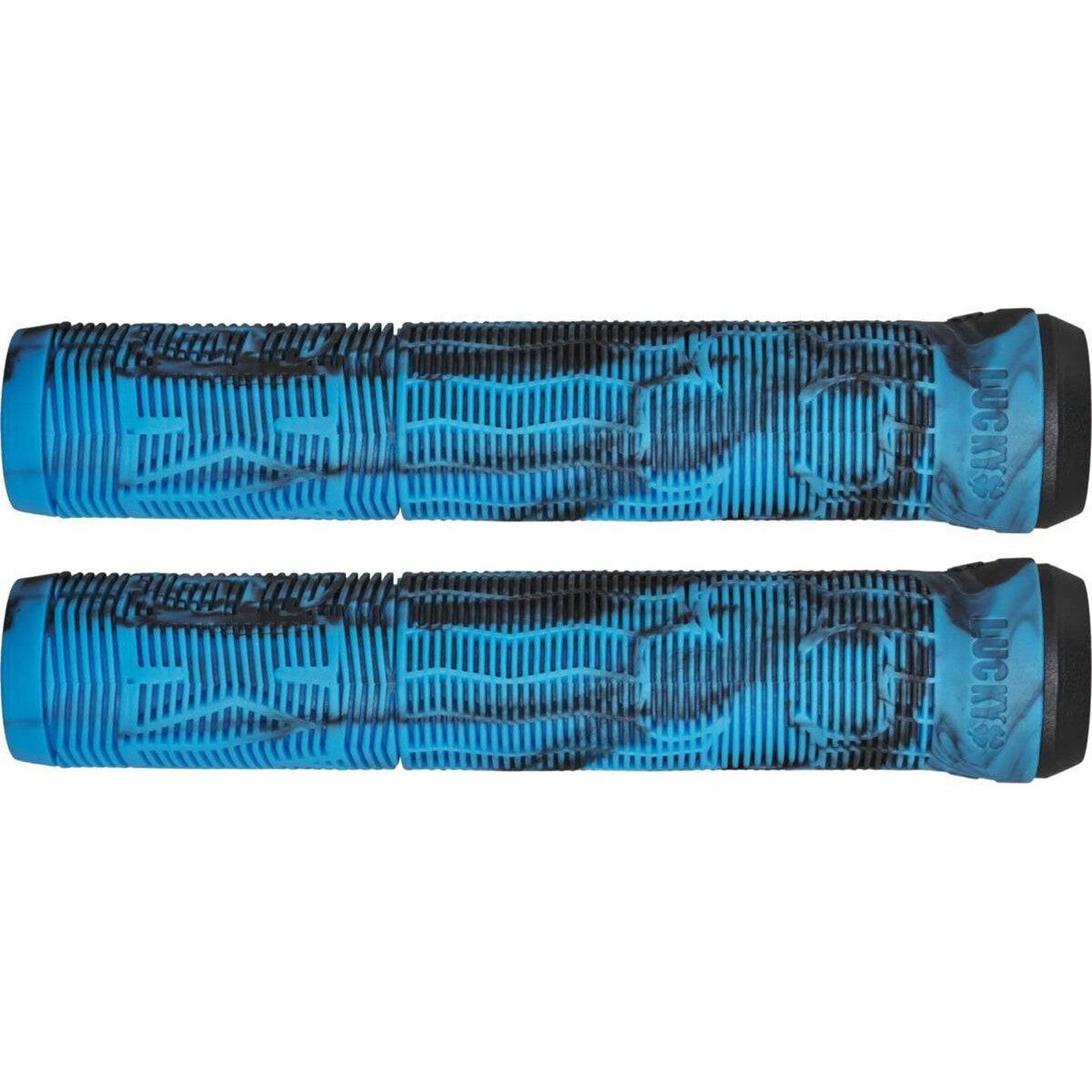 Lucky Vice 2.0 Kickbike Handtag - Black/Blue Swirl-ScootWorld.se