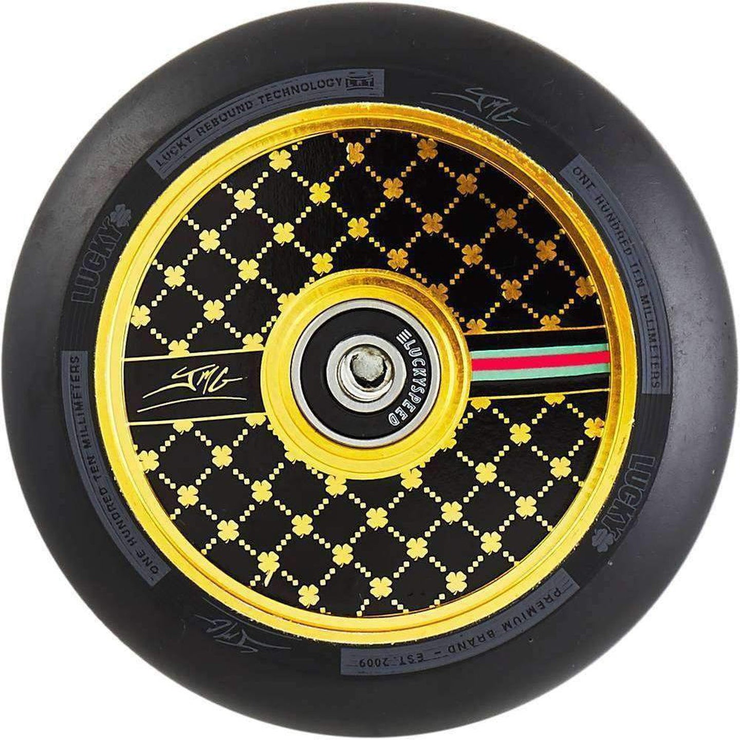 Lucky Jon Marco 2.0 Signature 110mm Sparkcykel Hjul - Gold-ScootWorld.se