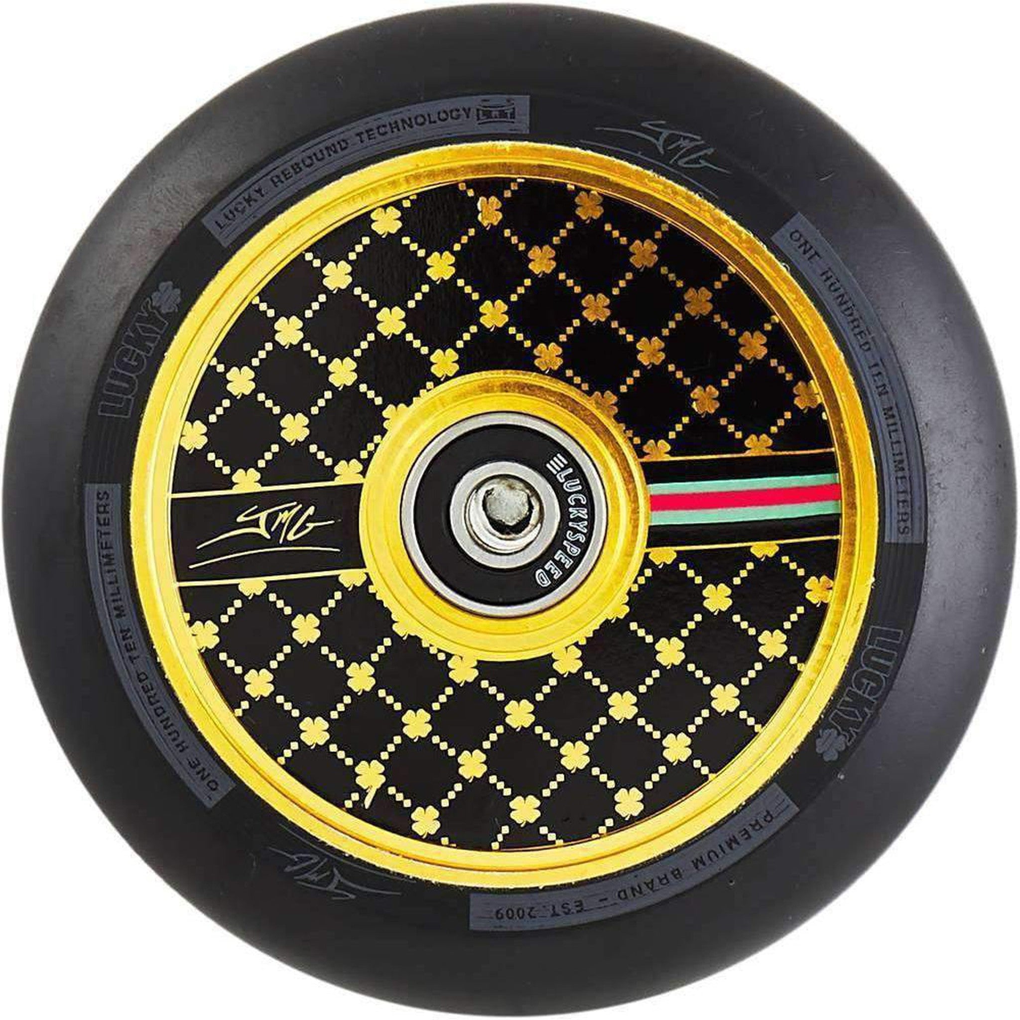 Lucky Jon Marco 2.0 Signature 110mm Sparkcykel Hjul - Gold-ScootWorld.se