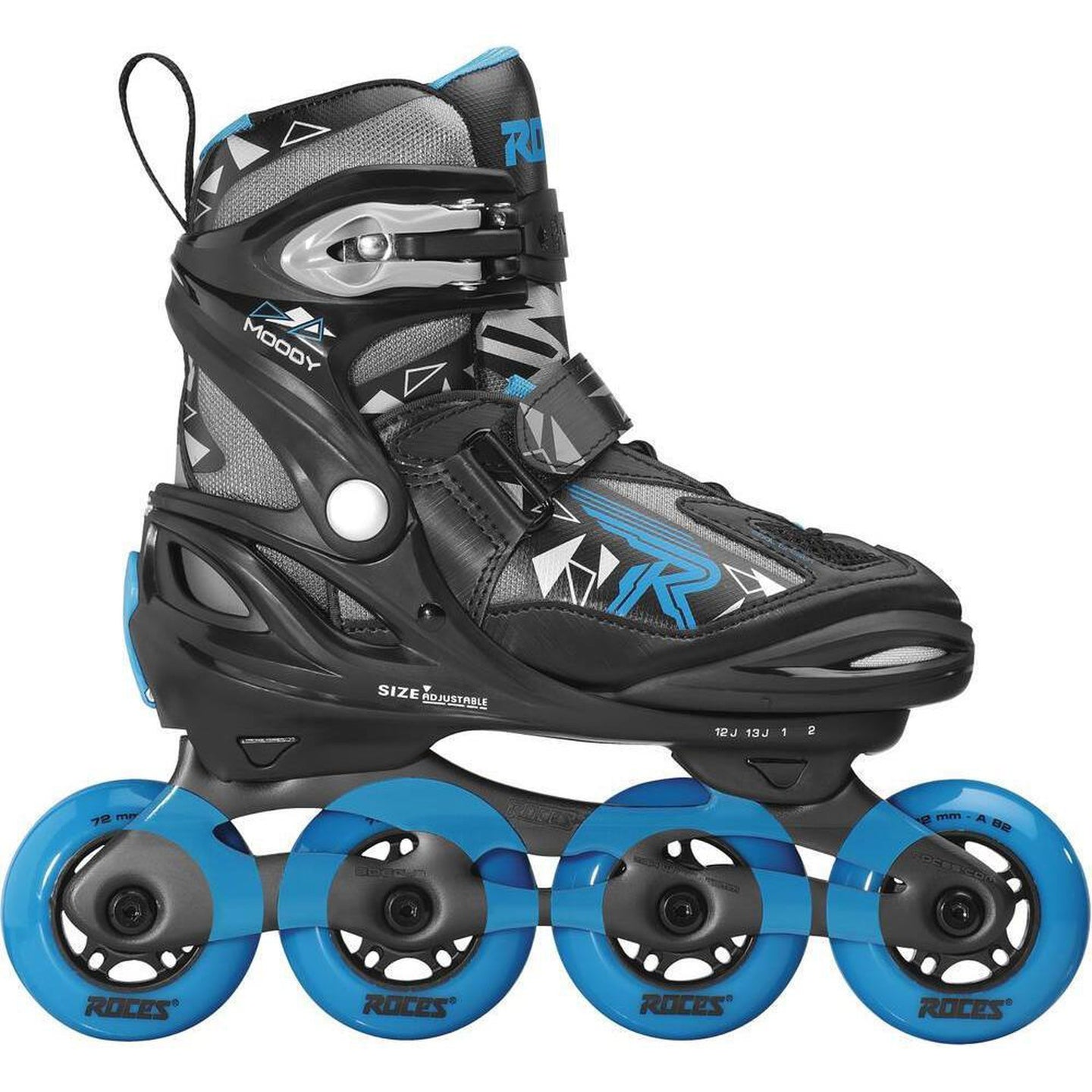 Roces Moody TIF Inliners Barn - Black/Astro Blue-ScootWorld.se