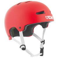 TSG Evolution Skate Hjälm - Satin Fire Red-ScootWorld.se