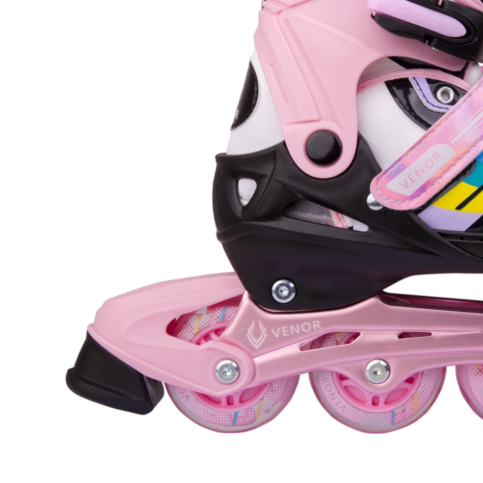 VENOR Ignite LED Inliners - Svart/Pink-ScootWorld.se
