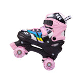 VENOR Ignite LED Side-By-Side Rullskridskor - Svart/Pink-ScootWorld.se