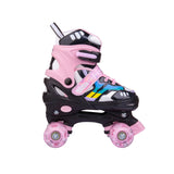 VENOR Ignite LED Side-By-Side Rullskridskor - Svart/Pink-ScootWorld.se