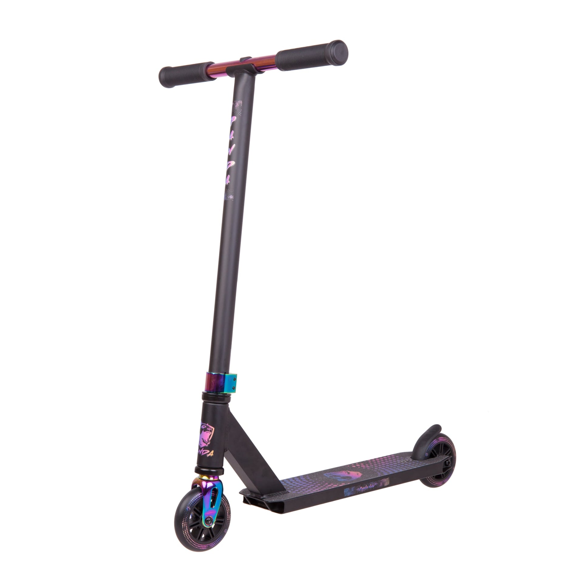 Panda Nubi Trick Sparkcykel - Svart/Rainbow-ScootWorld.se