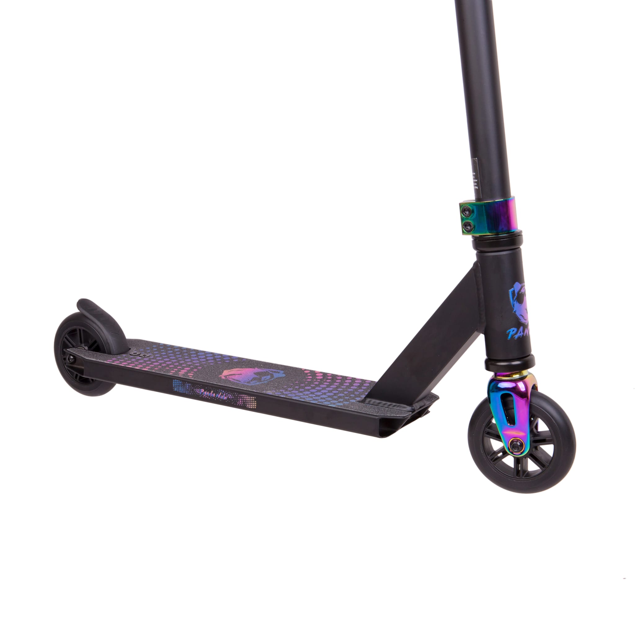 Panda Nubi Trick Sparkcykel - Svart/Rainbow-ScootWorld.se