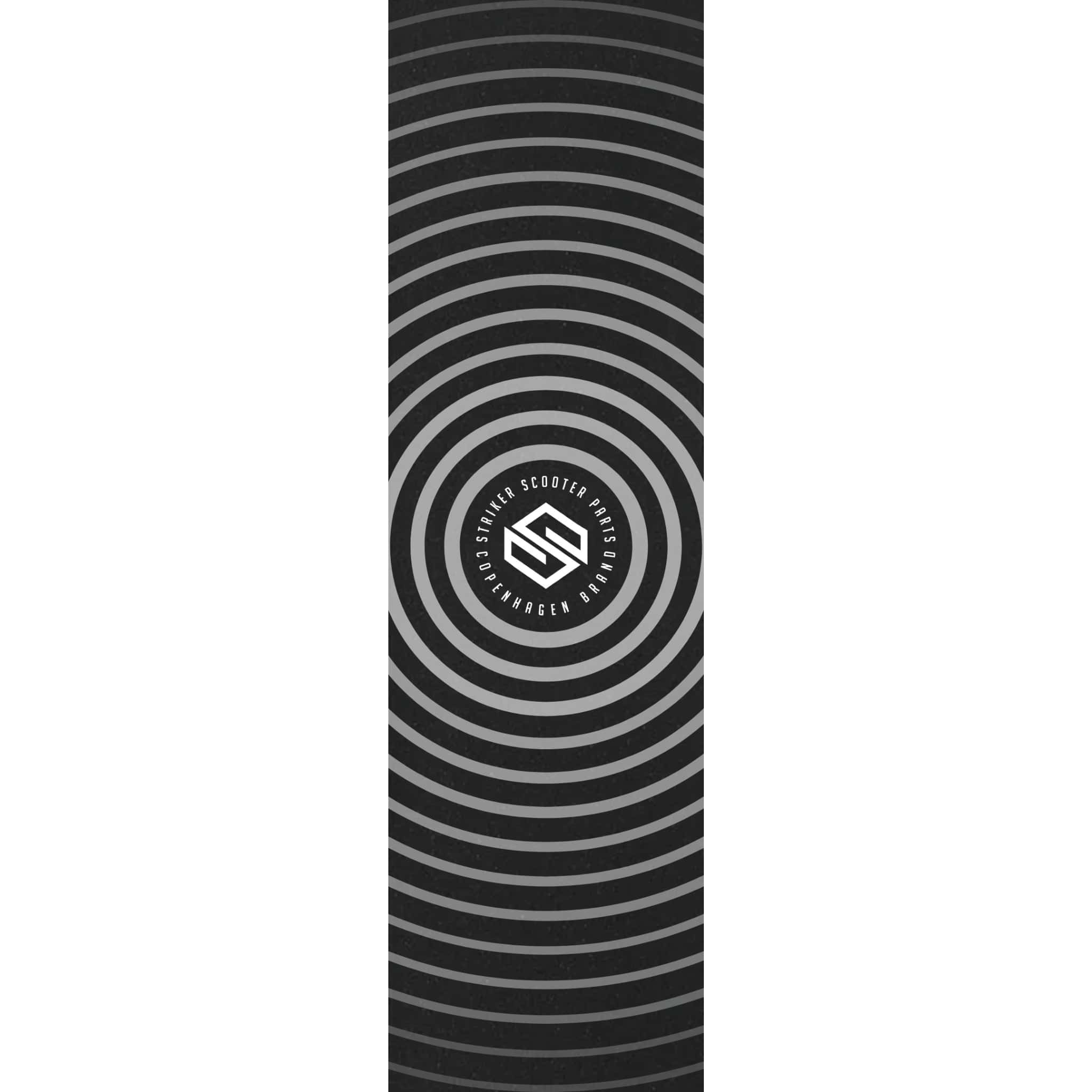 Striker 6.5" Sparkcykel Griptape - Rings Grey-ScootWorld.se