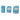 Reversal Skyddssats Barn 3-pack - Faded Blue-ScootWorld.se