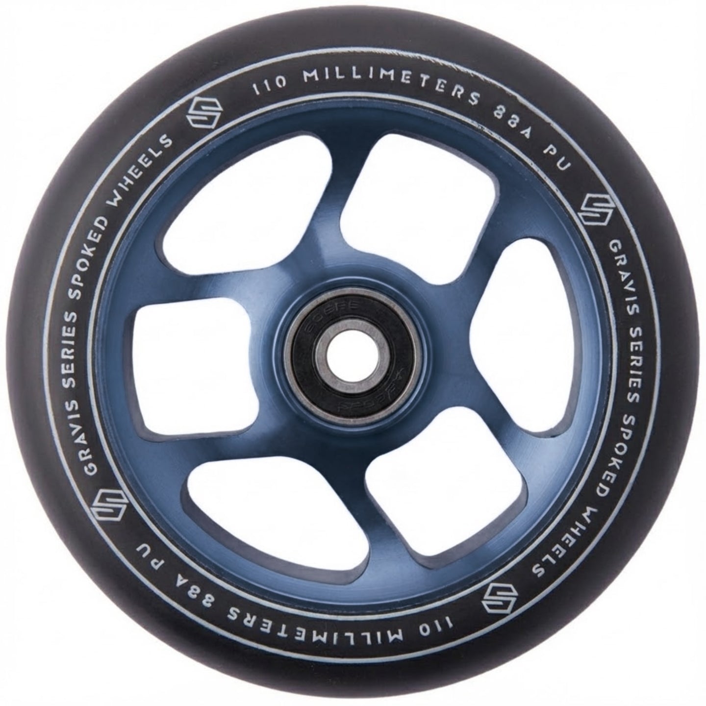 Striker Gravis Spoked 110mm Sparkcykel Hjul - Midnattsblå-ScootWorld.se