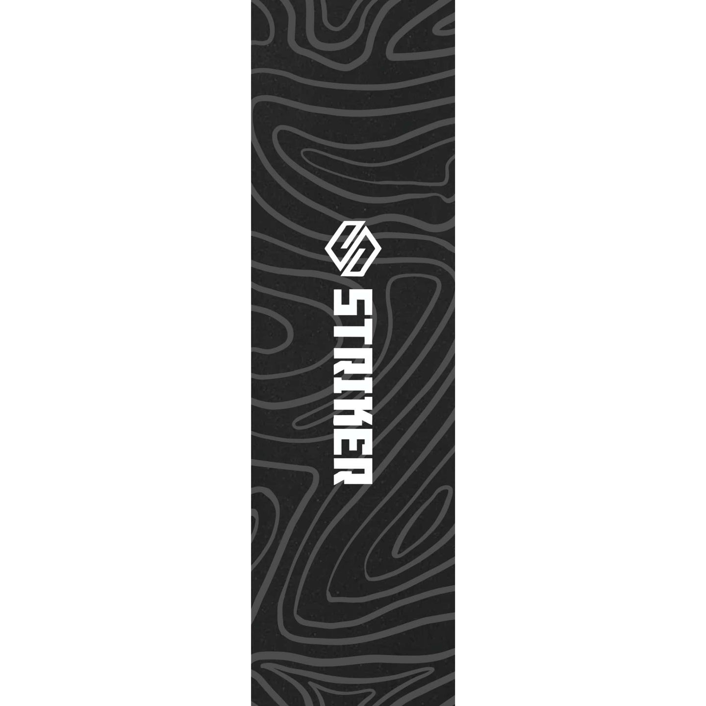 Striker 6.5" Sparkcykel Griptape - Topo Swirl Grey-ScootWorld.se