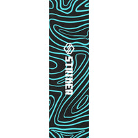 Striker 6.5" Sparkcykel Griptape - Topo Swirl Teal-ScootWorld.se