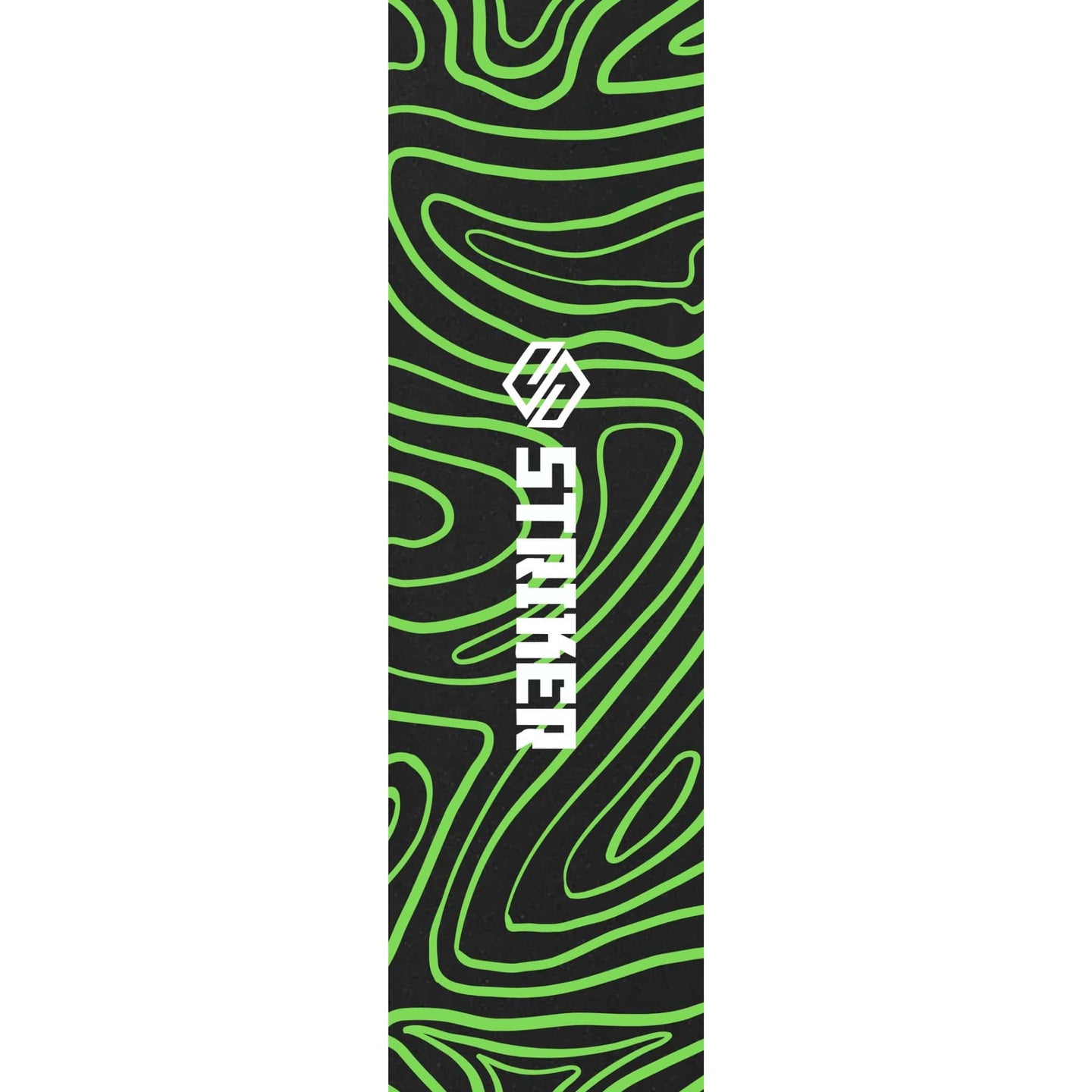 Striker 6.5" Sparkcykel Griptape - Topo Swirl Green-ScootWorld.se