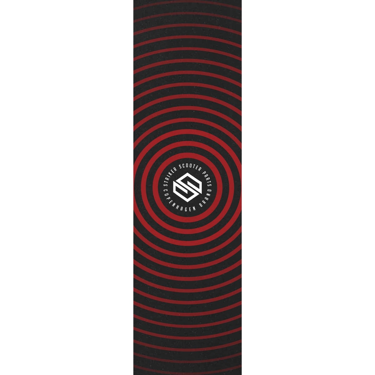 Striker 6.5" Sparkcykel Griptape - Rings Red-ScootWorld.se