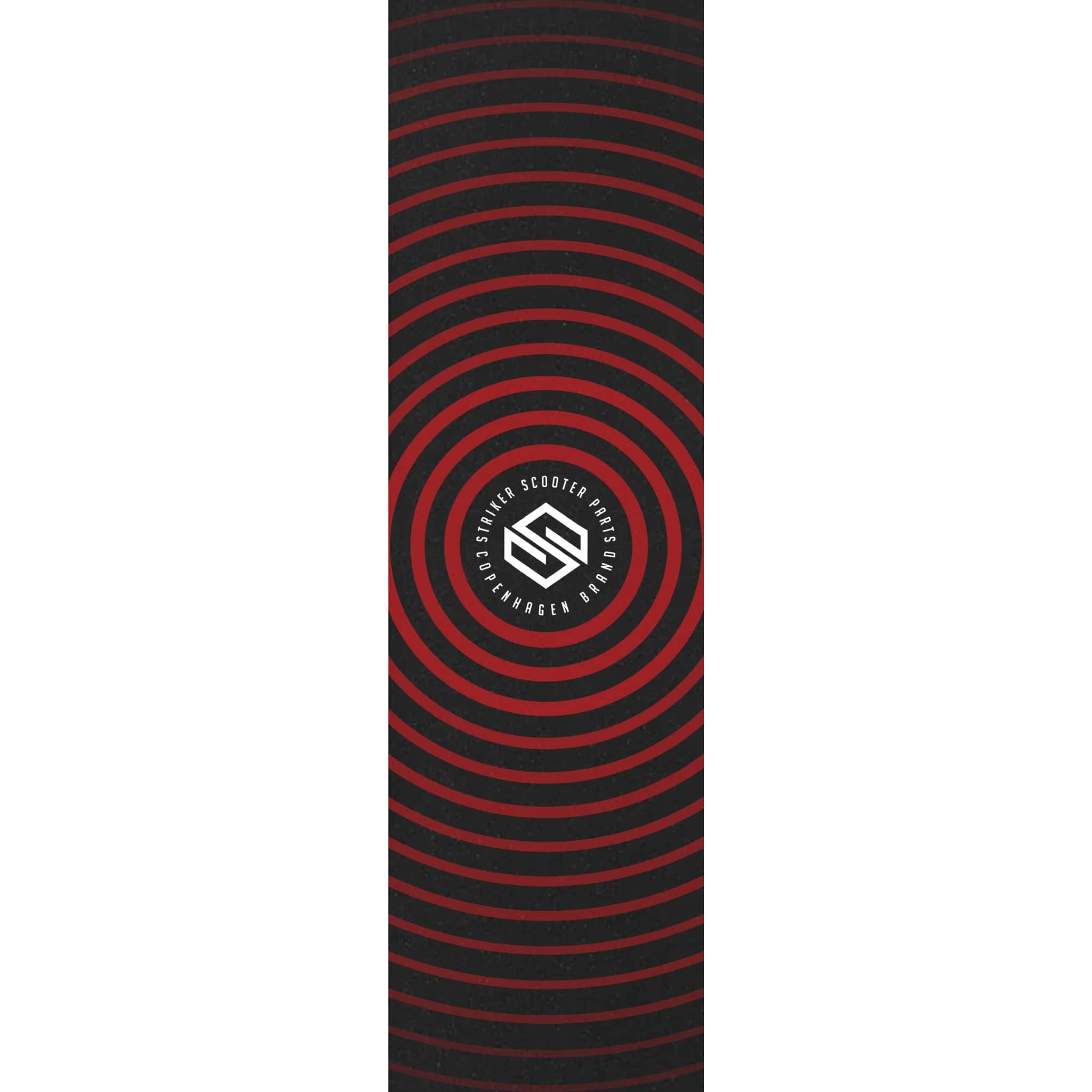 Striker 6.5" Sparkcykel Griptape - Rings Red-ScootWorld.se