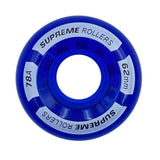 Supreme Rollers Quad Hjul 62mm/78A - Blue-ScootWorld.se
