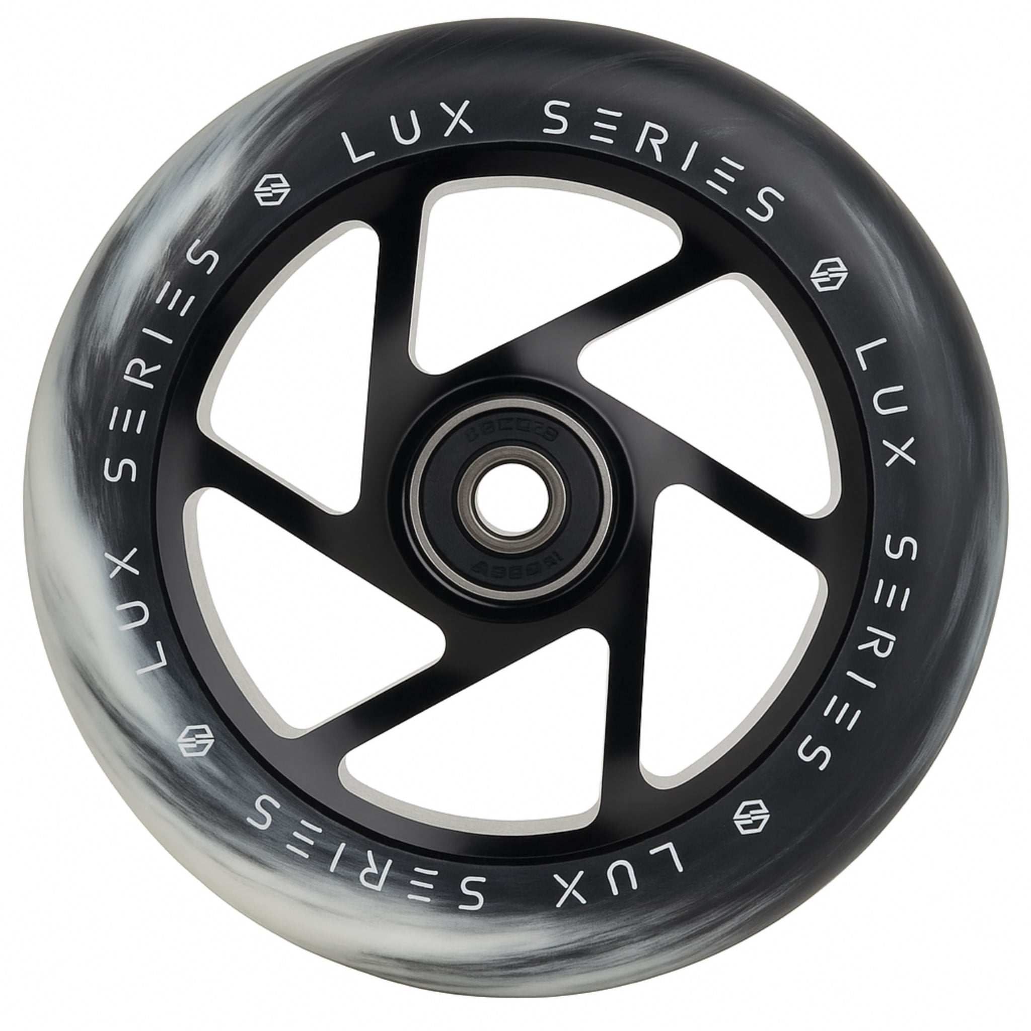 Striker Lux Spoked 110mm Sparkcykel Hjul - Svart/Vit-ScootWorld.se
