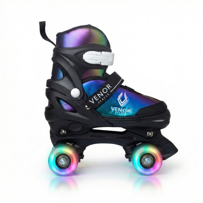 VENOR Ignite LED Side-By-Side Rullskridskor - Chameleon Rainbow