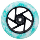 Striker Lux Spoked 110mm Sparkcykel Hjul - Vit/Turkos-ScootWorld.se