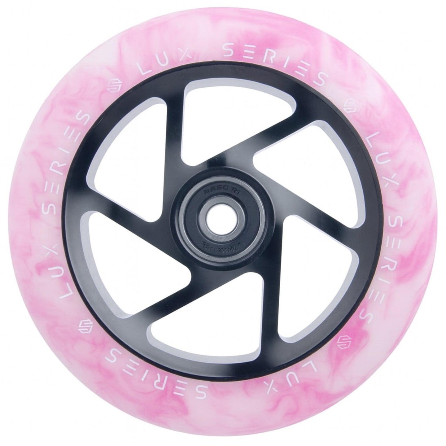 Striker Lux Spoked 110mm Sparkcykel Hjul - Vit/Pink-ScootWorld.se