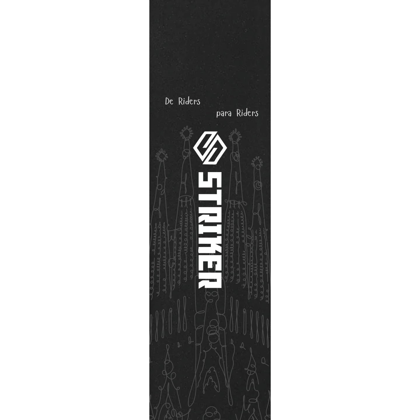 Striker 6.5" Sparkcykel Griptape - De Riders Para Riders-ScootWorld.se