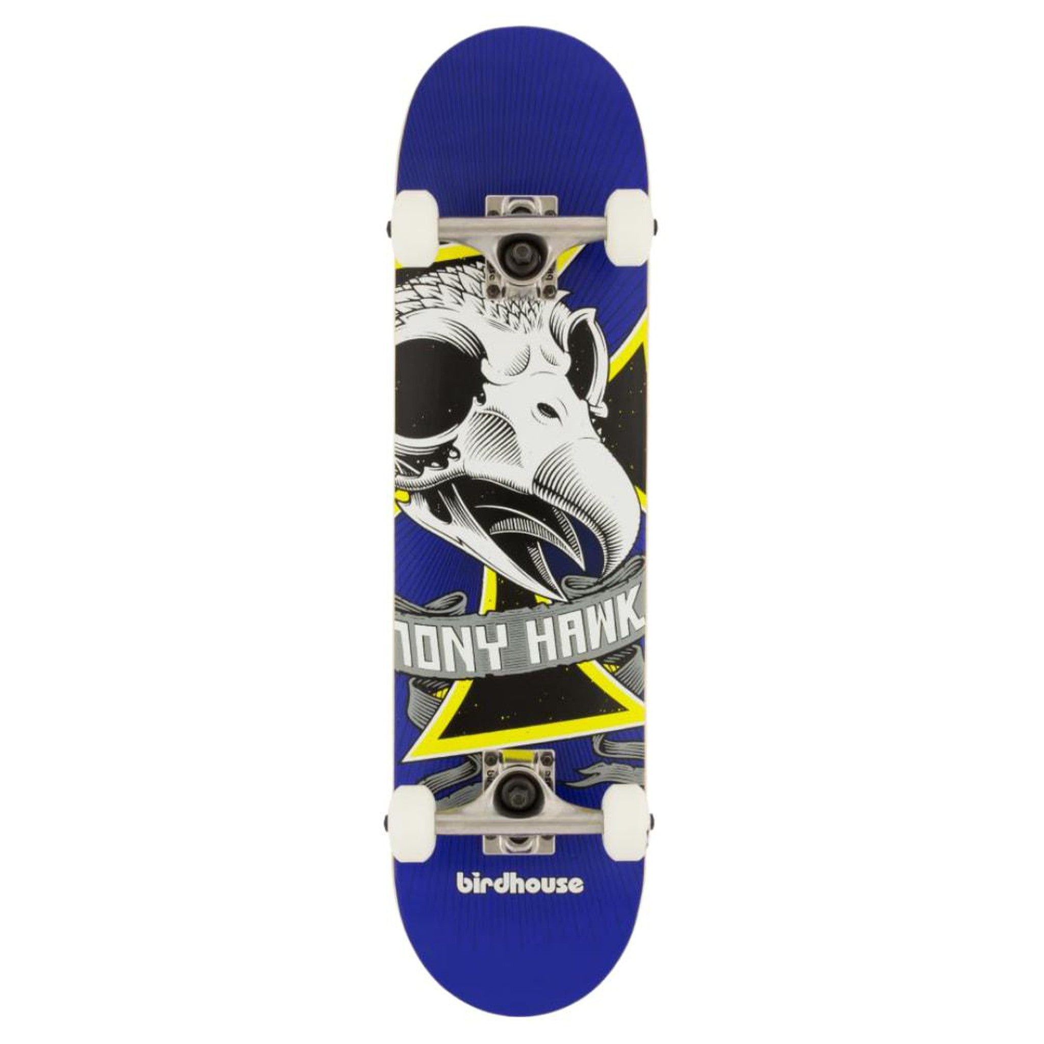 Birdhouse Stage 1 Komplet Skateboard - Oversized Skull Mini - 7.25"-ScootWorld.dk