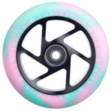 Striker Lux Spoked 110mm Sparkcykel Hjul - Pink/Turkos-ScootWorld.se