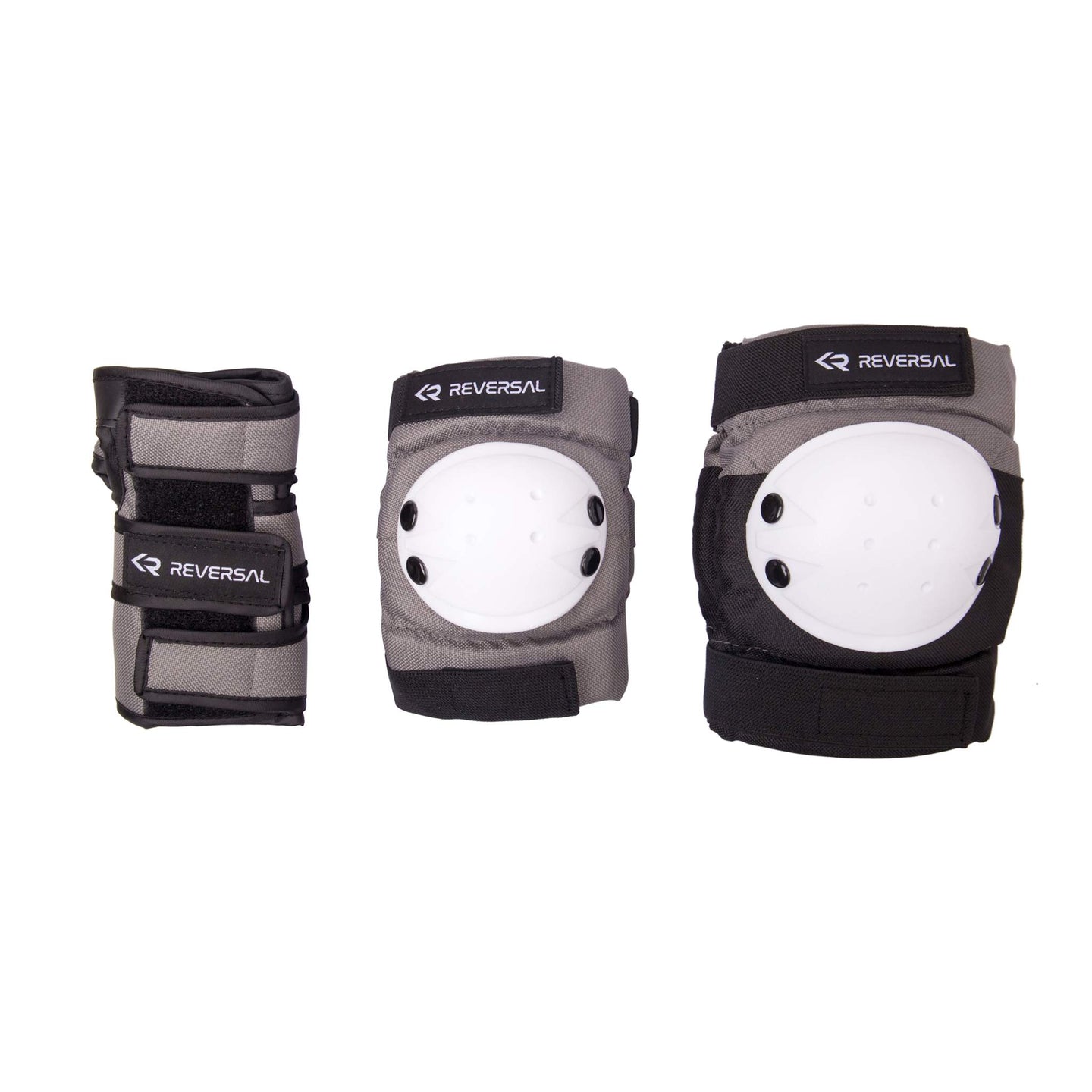 Reversal Skyddssats Barn 3-pack - Svart/Grå-ScootWorld.se